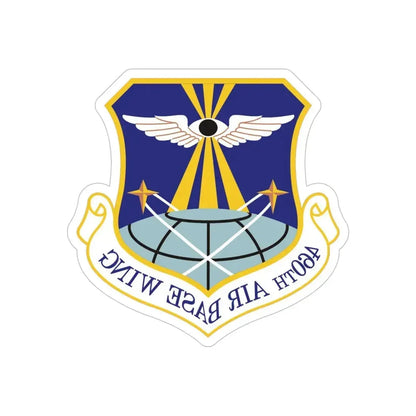460th Air Base Wing (U.S. Air Force) REVERSE PRINT Transparent Die-Cut STICKER - The Sticker Space