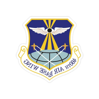 460th Air Base Wing (U.S. Air Force) REVERSE PRINT Transparent Die-Cut STICKER - The Sticker Space