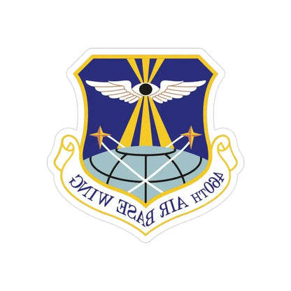 460th Air Base Wing (U.S. Air Force) REVERSE PRINT Transparent Die-Cut STICKER - The Sticker Space