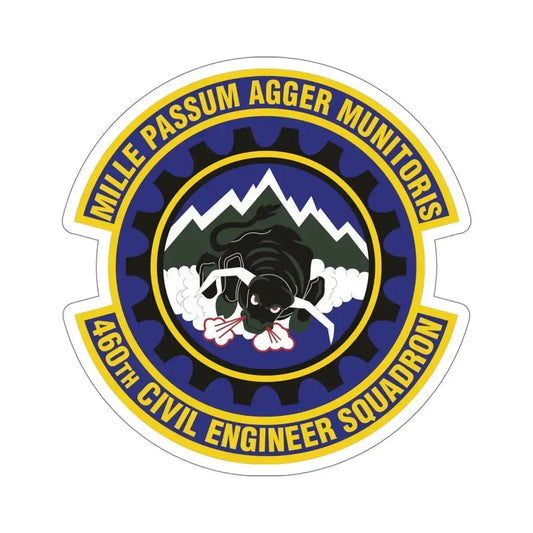 460th Civil Engineer Squadron (U.S. Air Force) STICKER Vinyl Die-Cut Decal 6 Inch - The Sticker Space