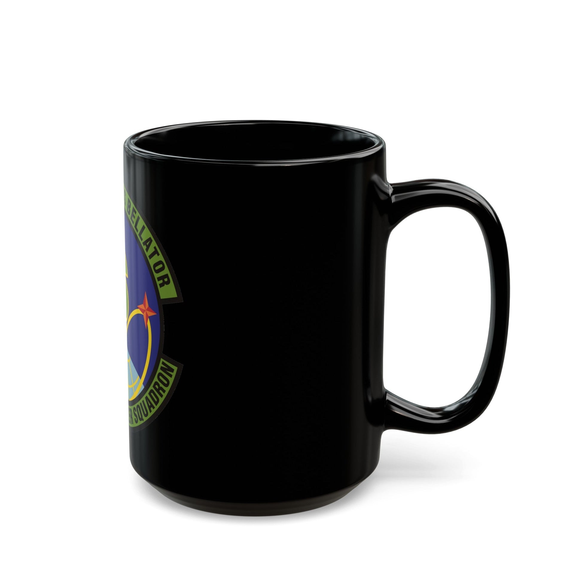 460th Comptroller Squadron (U.S. Air Force) Black Coffee Mug-The Sticker Space