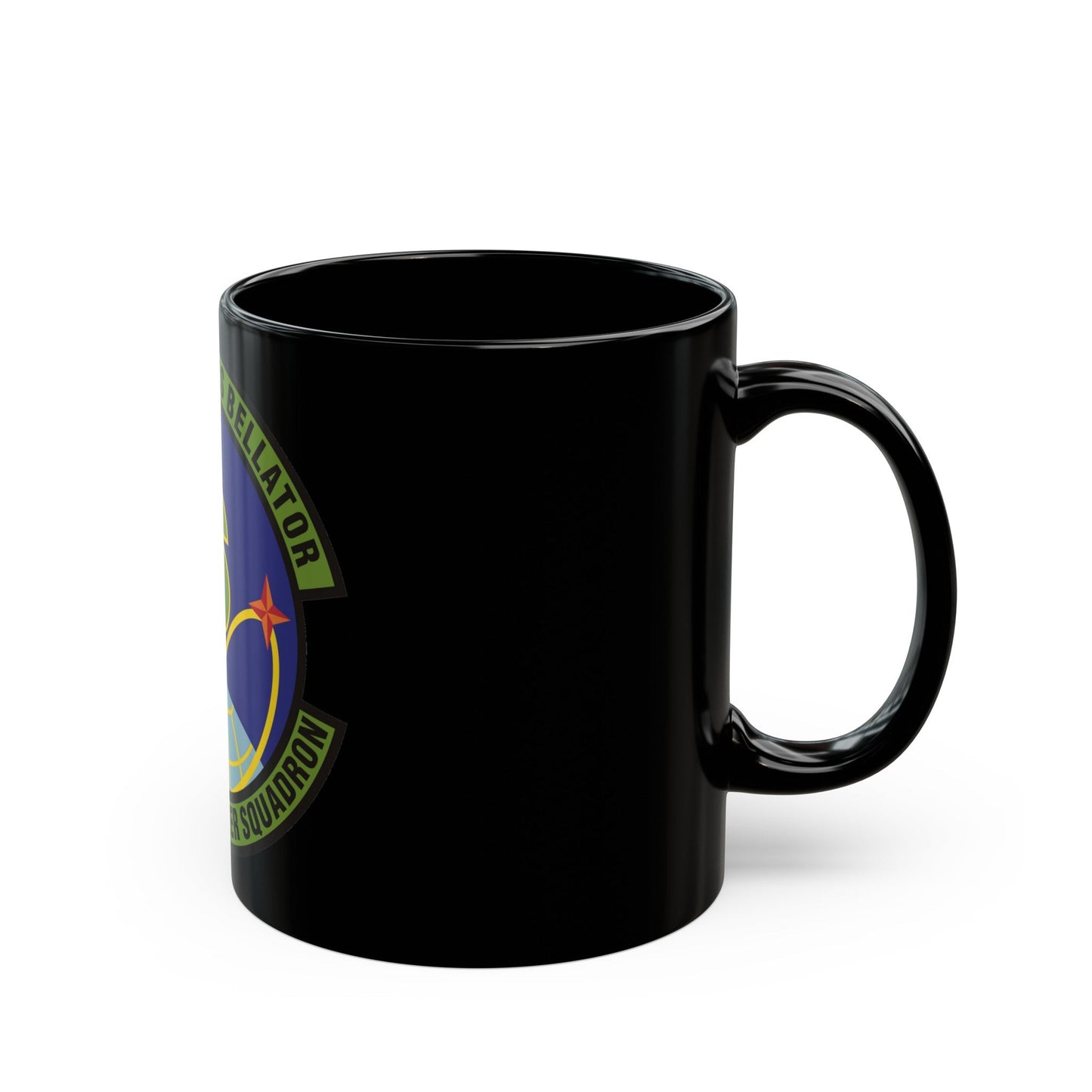 460th Comptroller Squadron (U.S. Air Force) Black Coffee Mug-The Sticker Space