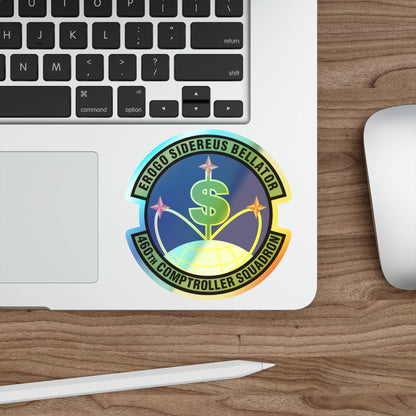 460th Comptroller Squadron (U.S. Air Force) Holographic STICKER Die-Cut Vinyl Decal-The Sticker Space