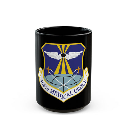 460th Medical Group (U.S. Air Force) Black Coffee Mug-15oz-The Sticker Space