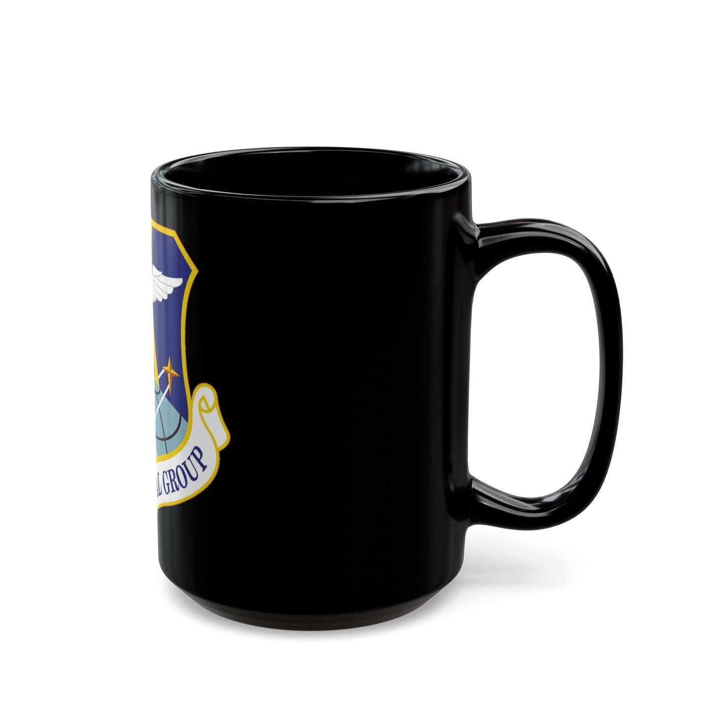 460th Medical Group (U.S. Air Force) Black Coffee Mug-The Sticker Space