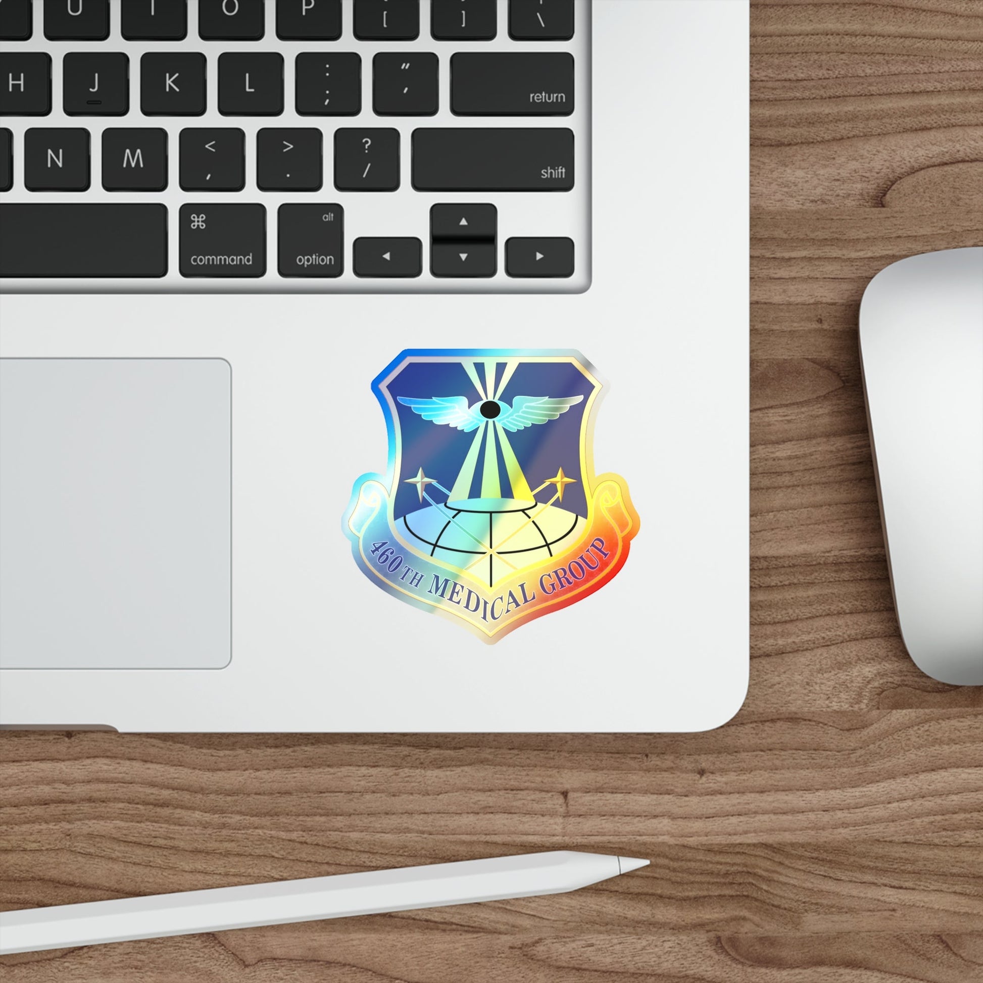 460th Medical Group (U.S. Air Force) Holographic STICKER Die-Cut Vinyl Decal-The Sticker Space