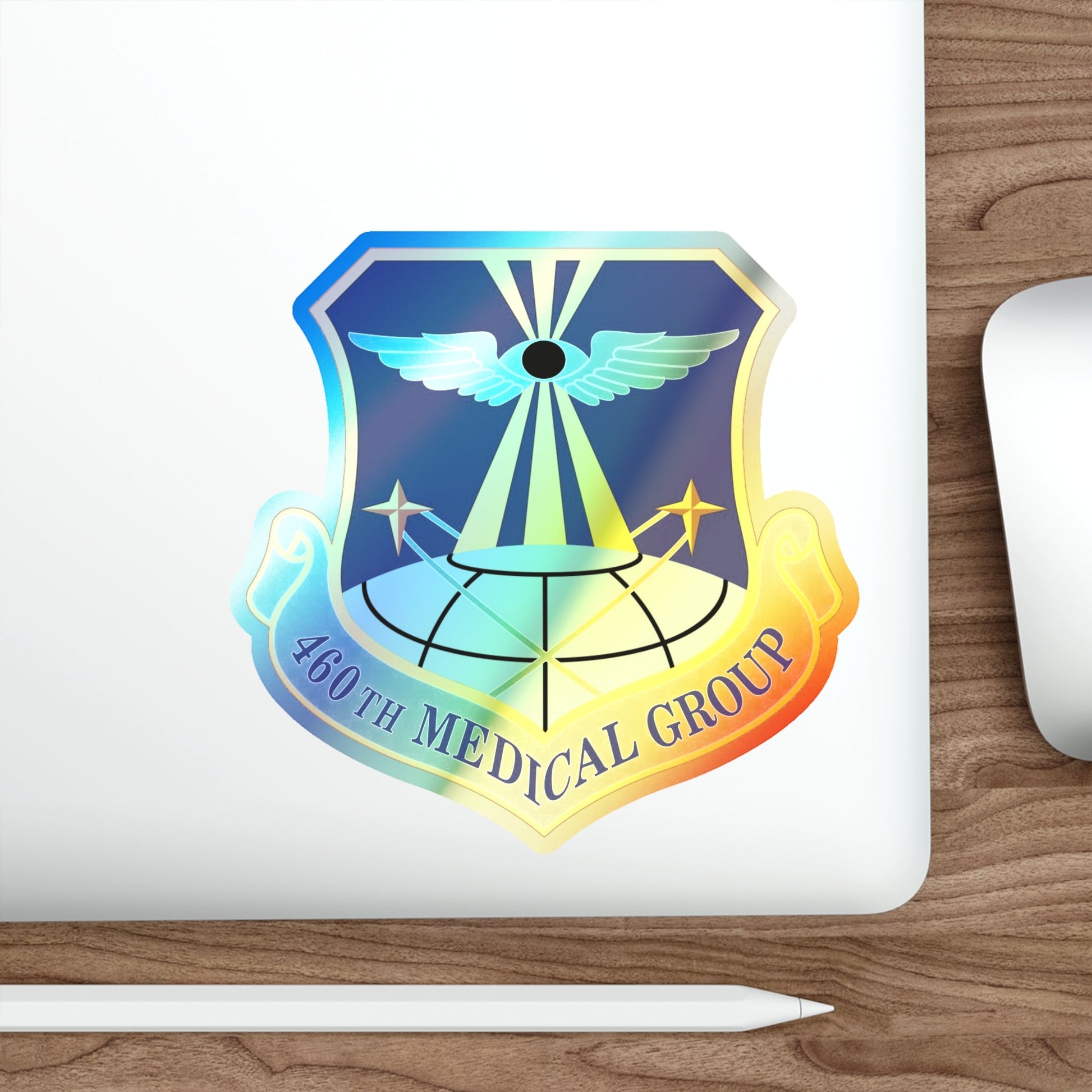 460th Medical Group (U.S. Air Force) Holographic STICKER Die-Cut Vinyl Decal-The Sticker Space