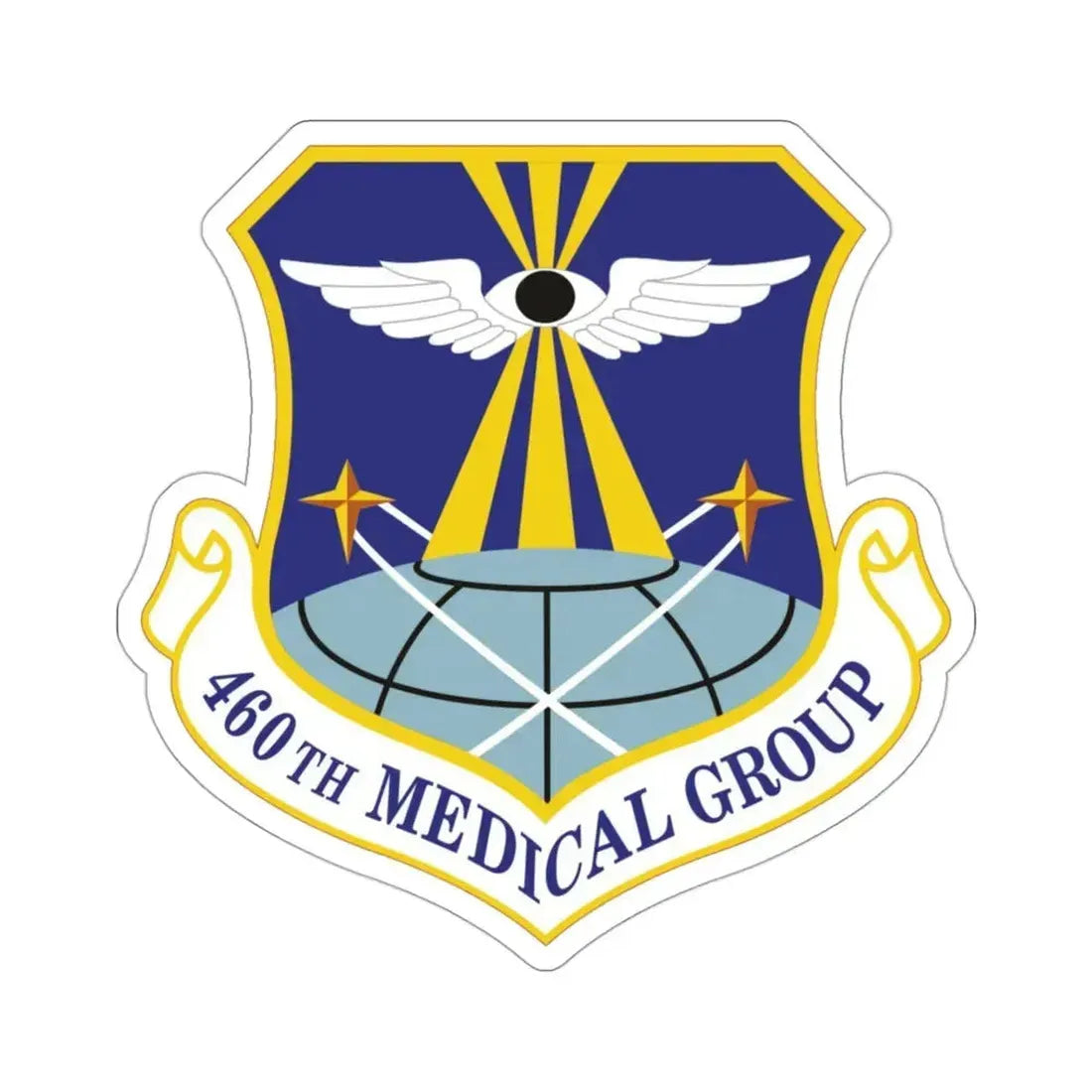 460th Medical Group (U.S. Air Force) STICKER Vinyl Die-Cut Decal 3 Inch - The Sticker Space