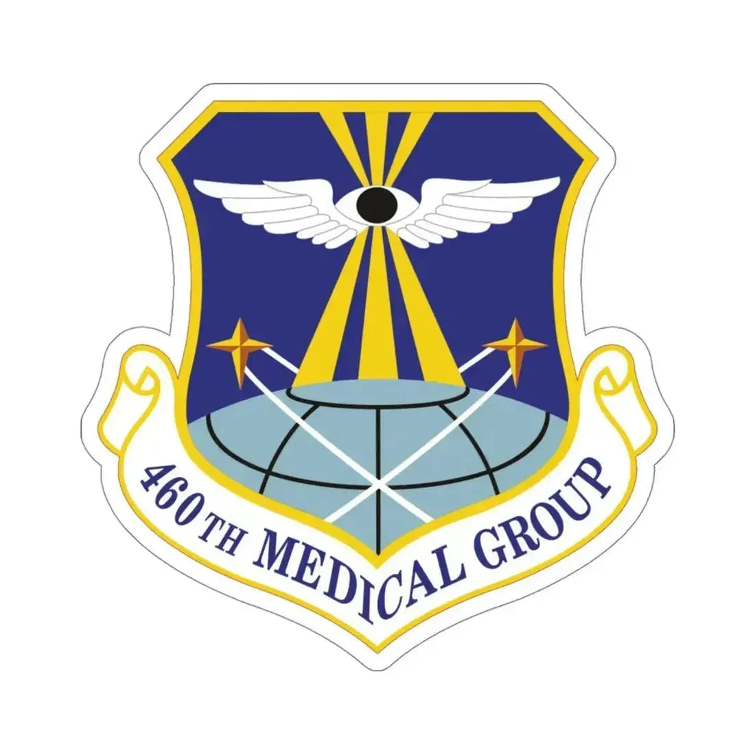 460th Medical Group (U.S. Air Force) STICKER Vinyl Die-Cut Decal 4 Inch - The Sticker Space