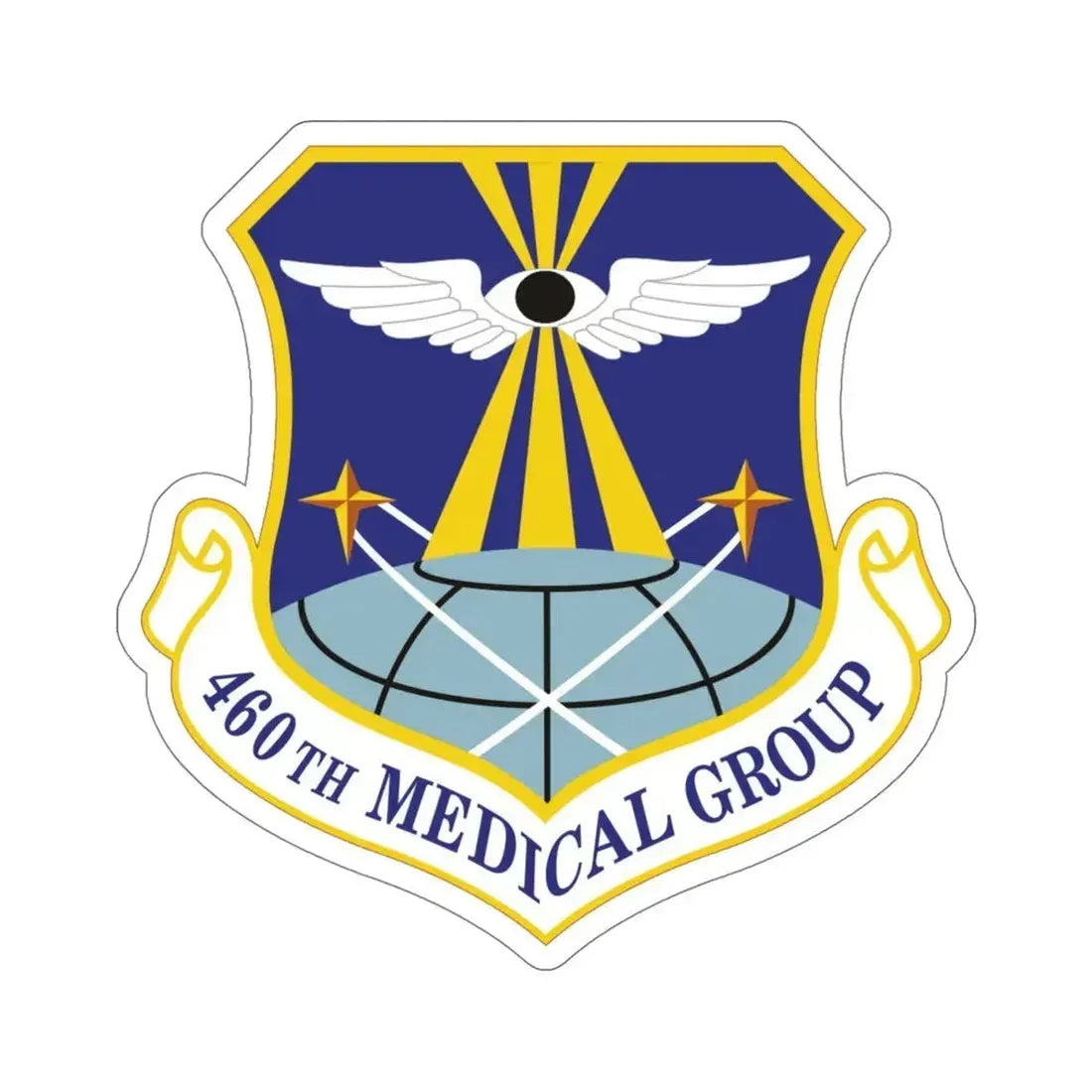 460th Medical Group (U.S. Air Force) STICKER Vinyl Die-Cut Decal 5 Inch - The Sticker Space