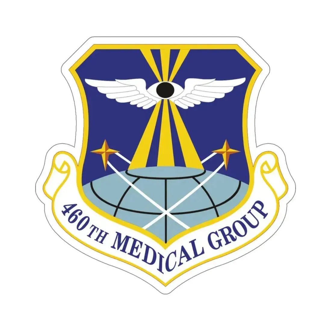 460th Medical Group (U.S. Air Force) STICKER Vinyl Die-Cut Decal 6 Inch - The Sticker Space