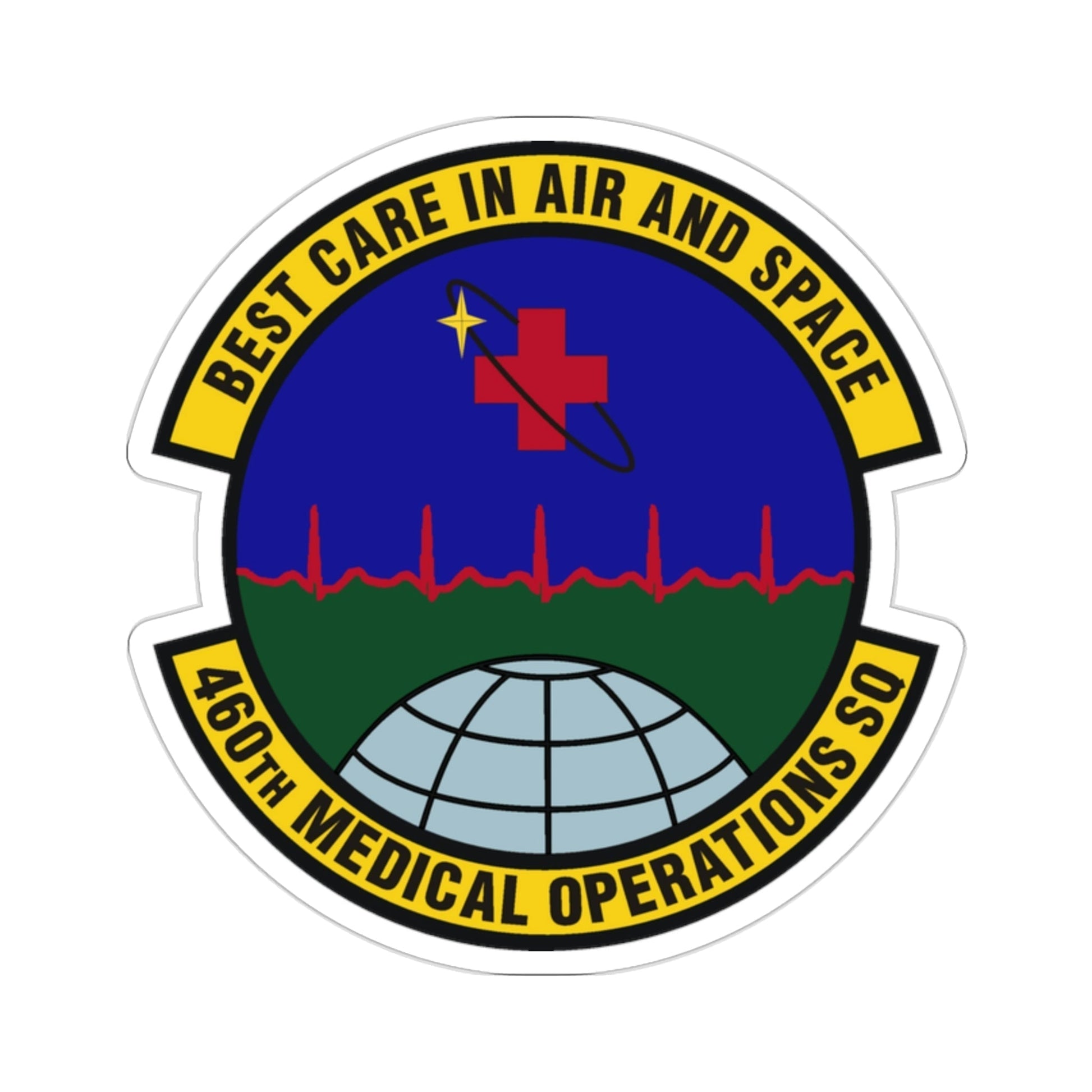 460th Medical Operations Squadron (U.S. Air Force) STICKER Vinyl Die-Cut Decal-2 Inch-The Sticker Space