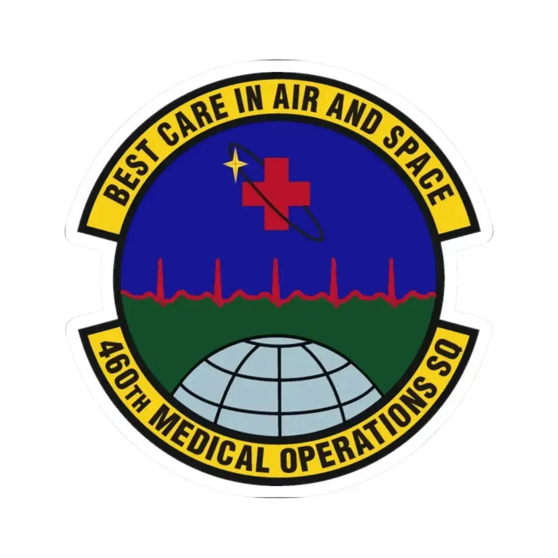 460th Medical Operations Squadron (U.S. Air Force) STICKER Vinyl Kiss-Cut Decal - The Sticker Space