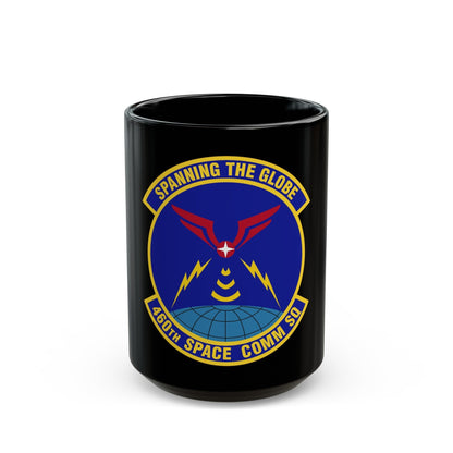 460th Space Communications Squadron (U.S. Air Force) Black Coffee Mug-15oz-The Sticker Space