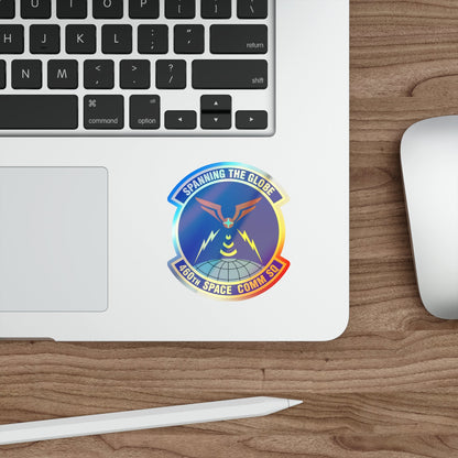 460th Space Communications Squadron (U.S. Air Force) Holographic STICKER Die-Cut Vinyl Decal-The Sticker Space