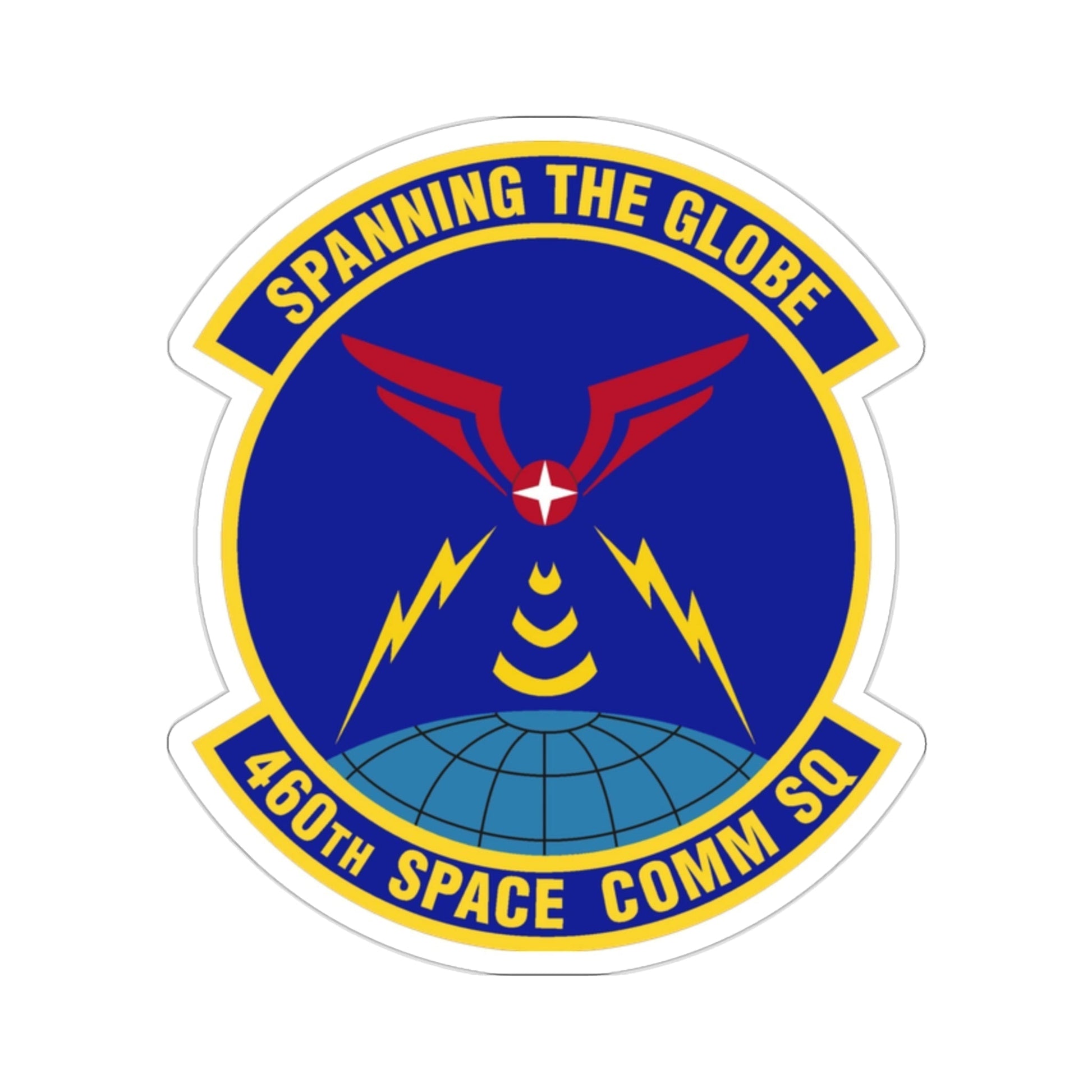 460th Space Communications Squadron (U.S. Air Force) STICKER Vinyl Die-Cut Decal-2 Inch-The Sticker Space