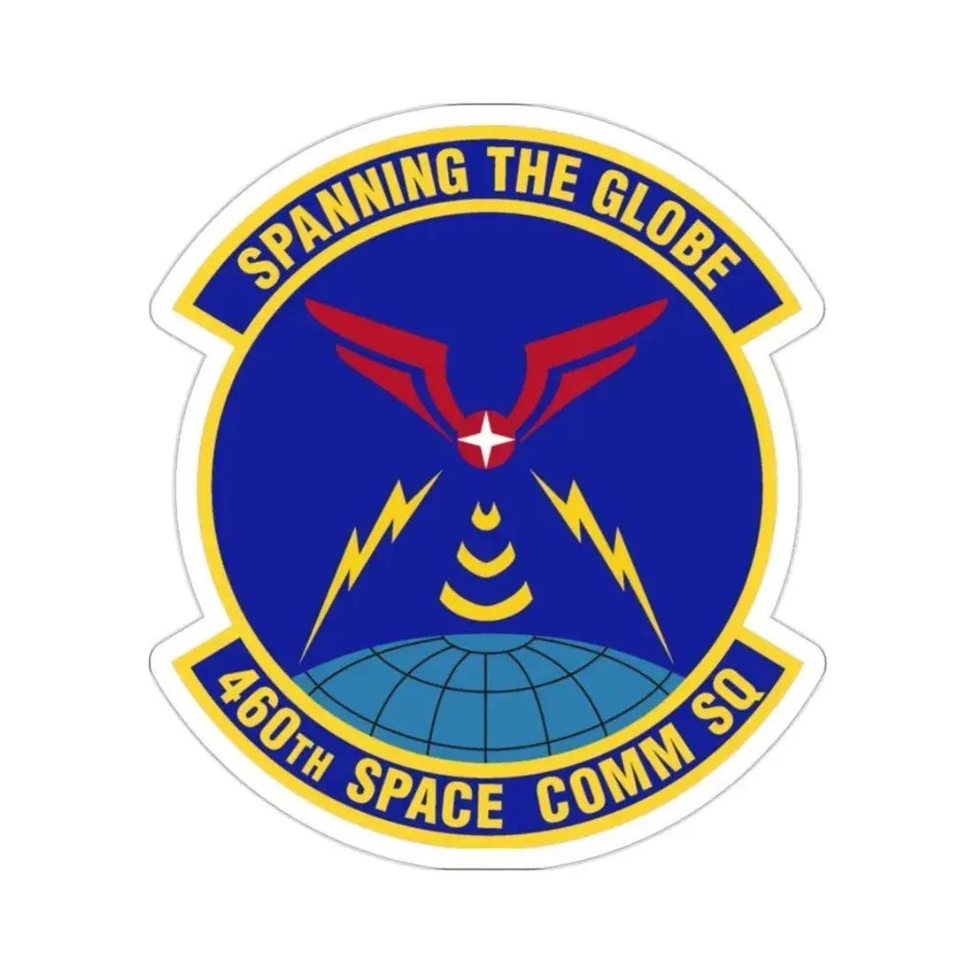 460th Space Communications Squadron (U.S. Air Force) STICKER Vinyl Die-Cut Decal 2 Inch - The Sticker Space