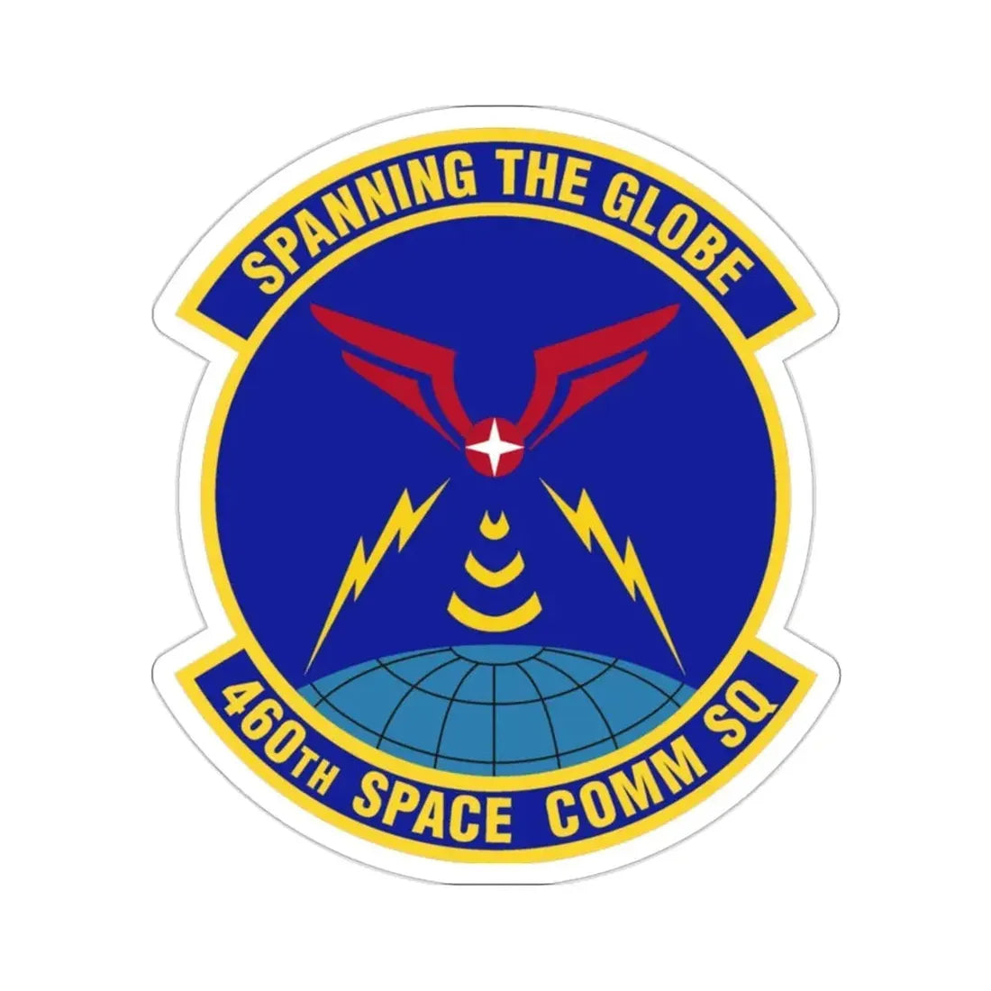 460th Space Communications Squadron (U.S. Air Force) STICKER Vinyl Die-Cut Decal - The Sticker Space