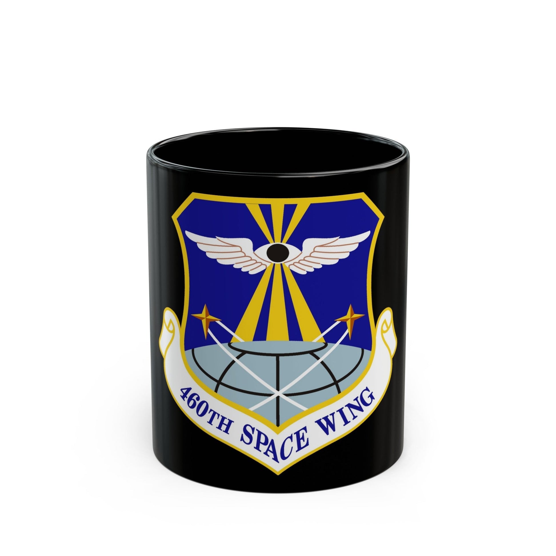 460th Space Wing (U.S. Air Force) Black Coffee Mug-11oz-The Sticker Space