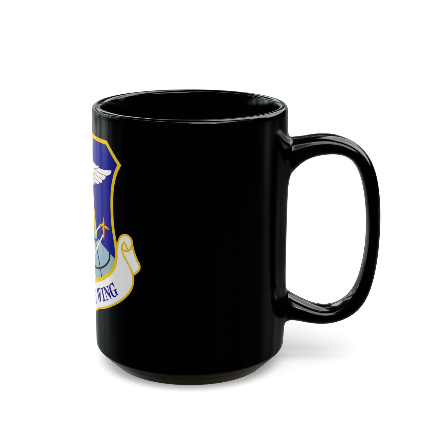 460th Space Wing (U.S. Air Force) Black Coffee Mug-The Sticker Space