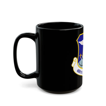 460th Space Wing (U.S. Air Force) Black Coffee Mug-The Sticker Space