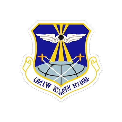 460th Space Wing (U.S. Air Force) REVERSE PRINT Transparent Die-Cut STICKER - The Sticker Space