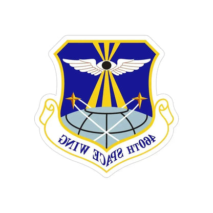 460th Space Wing (U.S. Air Force) REVERSE PRINT Transparent Die-Cut STICKER - The Sticker Space