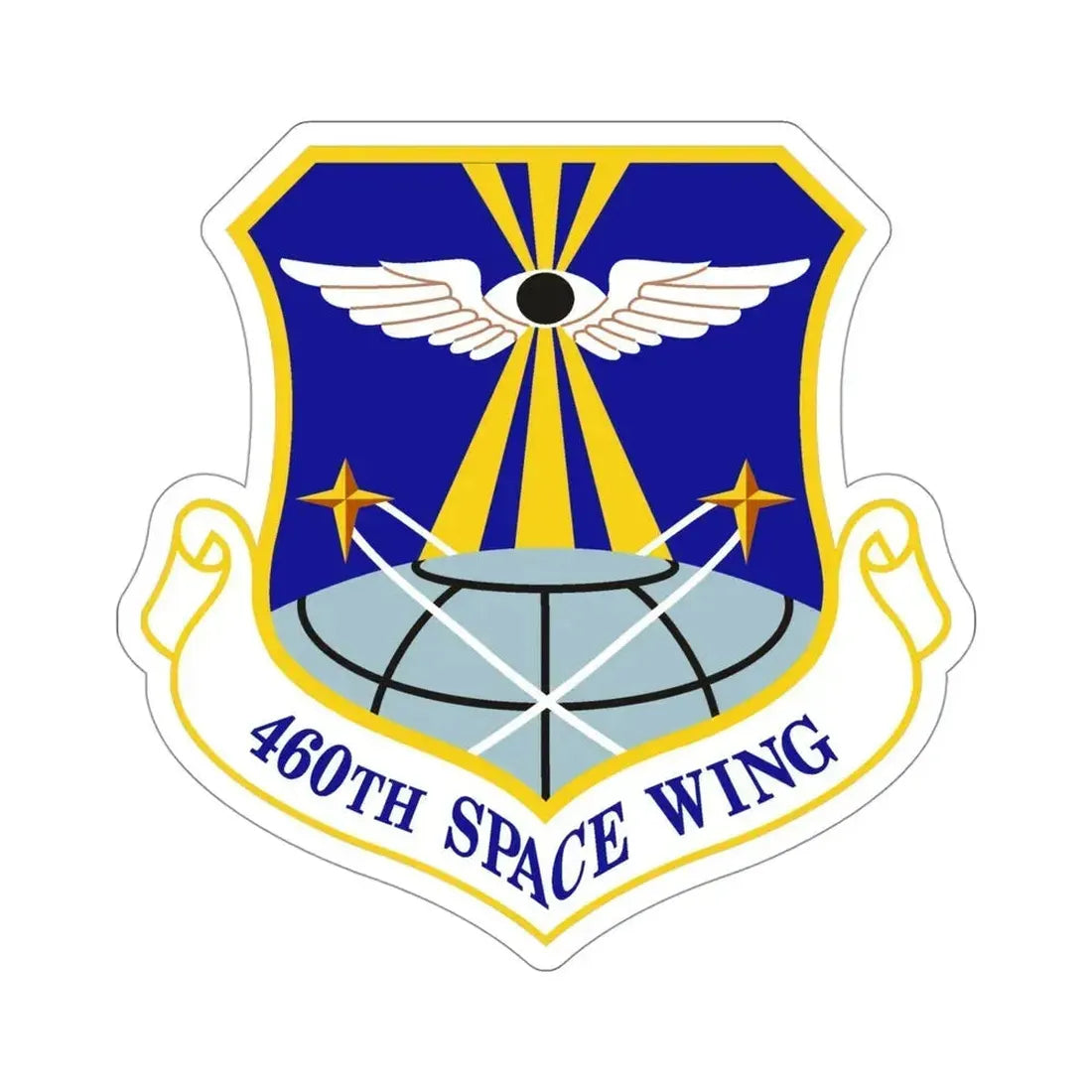 460th Space Wing (U.S. Air Force) STICKER Vinyl Die-Cut Decal 4 Inch - The Sticker Space