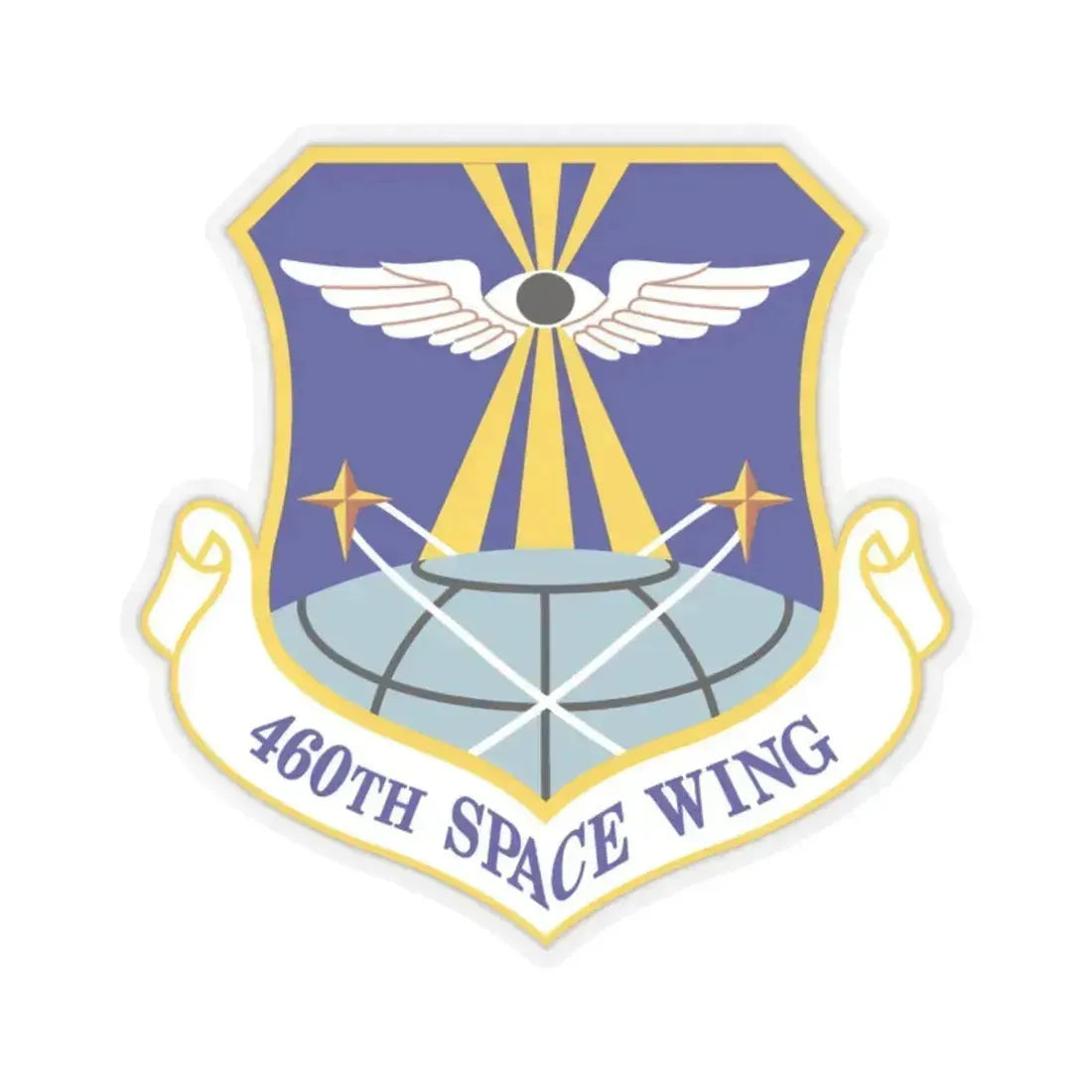 460th Space Wing (U.S. Air Force) STICKER Vinyl Kiss-Cut Decal 2 Inch Transparent - The Sticker Space