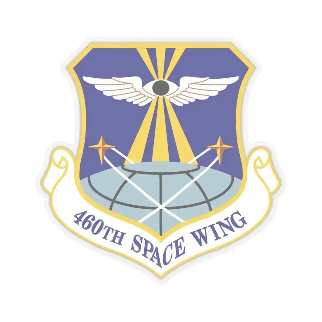 460th Space Wing (U.S. Air Force) STICKER Vinyl Kiss-Cut Decal 6 Inch Transparent - The Sticker Space