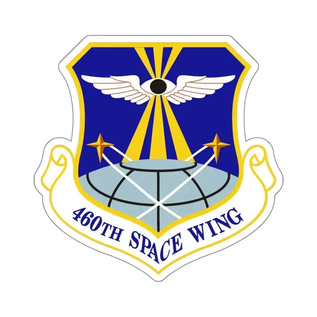 460th Space Wing (U.S. Air Force) STICKER Vinyl Kiss-Cut Decal 6 Inch White - The Sticker Space