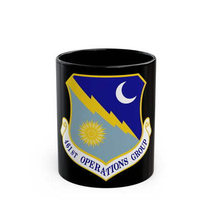 461 Operations Group ACC (U.S. Air Force) Black Coffee Mug-11oz-The Sticker Space