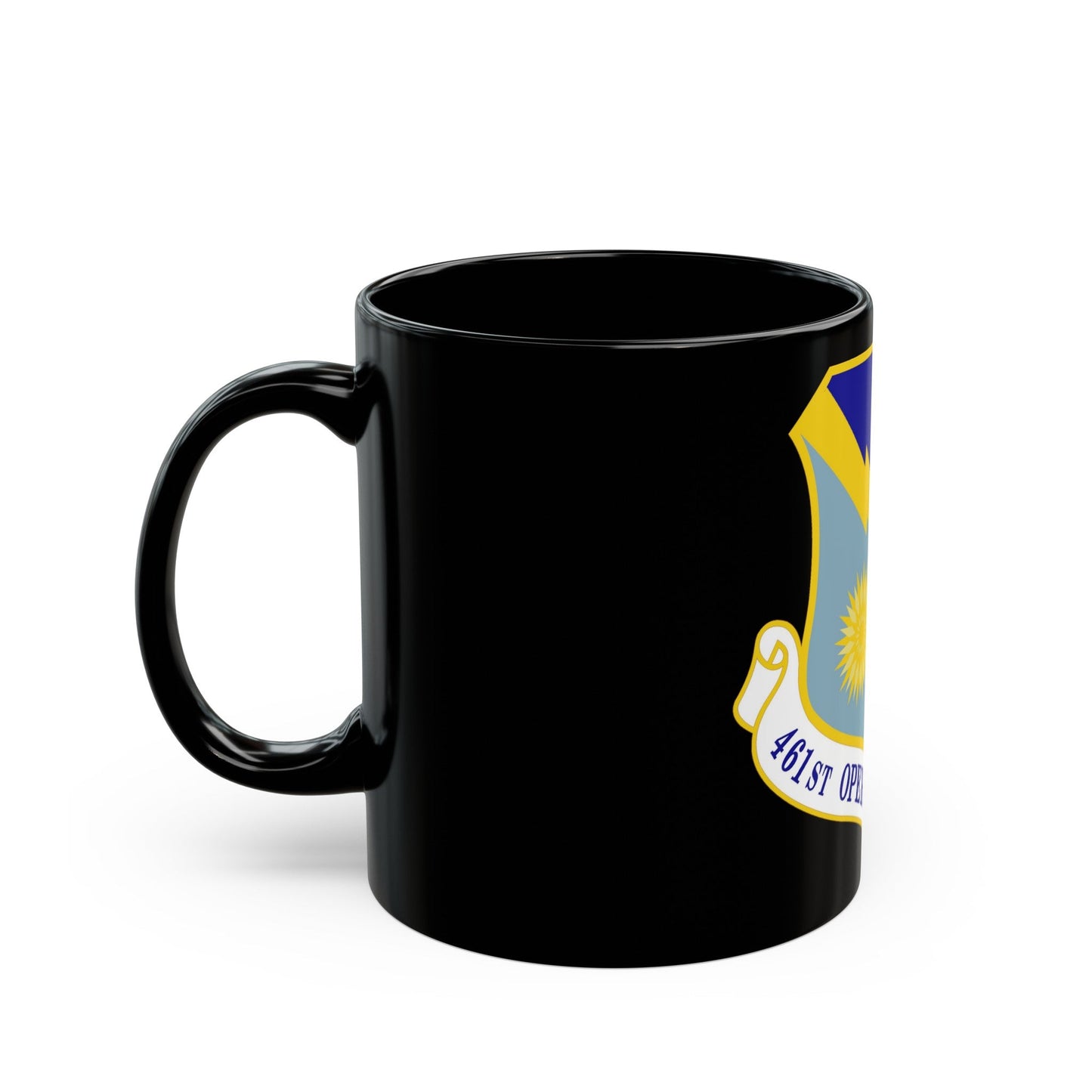 461 Operations Group ACC (U.S. Air Force) Black Coffee Mug-The Sticker Space