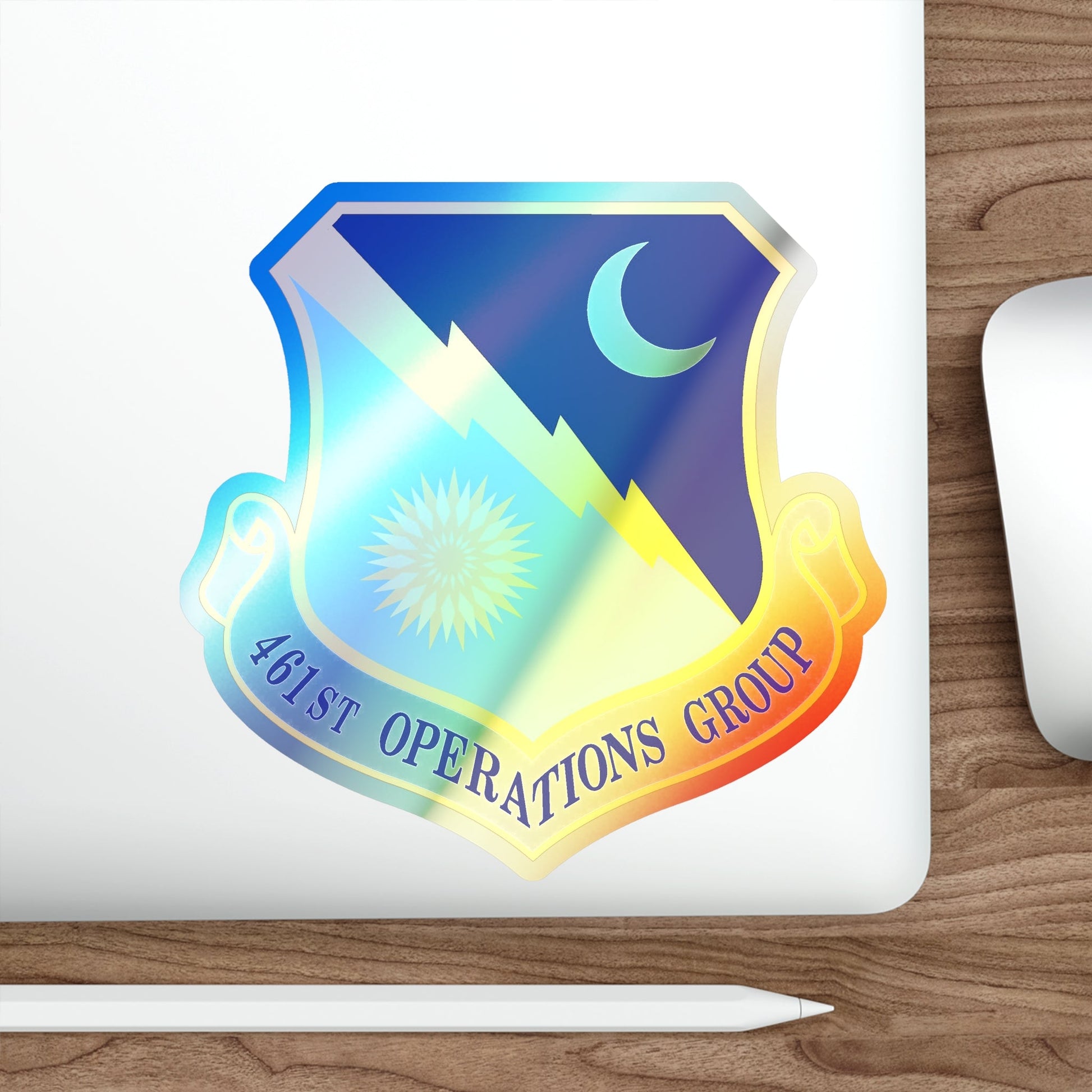 461 Operations Group ACC (U.S. Air Force) Holographic STICKER Die-Cut Vinyl Decal-The Sticker Space