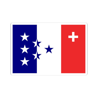 Former Romand Movement Flag (Switzerland) STICKER Vinyl Kiss-Cut Decal
