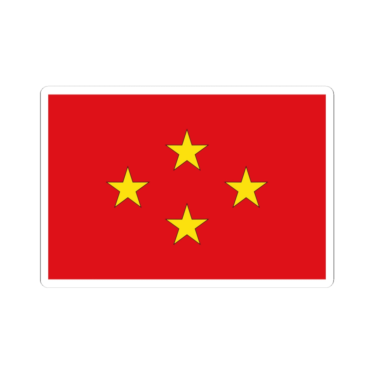 Flag Thai General (Thailand) STICKER Vinyl Kiss-Cut Decal