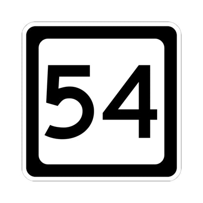 WV-54 (Virginia) (Road Sign) STICKER Vinyl Kiss-Cut Decal