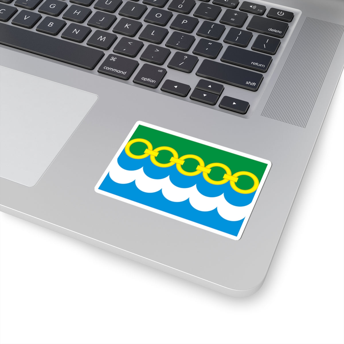 Flag of Klishinskoe Moscow oblast (Russia) STICKER Vinyl Kiss-Cut Decal