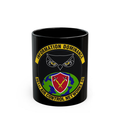 461st Air Control Networks Squadron (U.S. Air Force) Black Coffee Mug-11oz-The Sticker Space