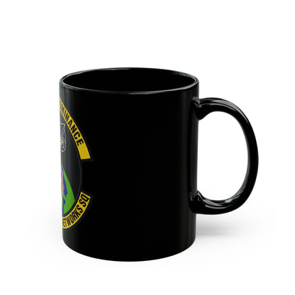 461st Air Control Networks Squadron (U.S. Air Force) Black Coffee Mug-The Sticker Space