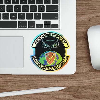 461st Air Control Networks Squadron (U.S. Air Force) Holographic STICKER Die-Cut Vinyl Decal-The Sticker Space