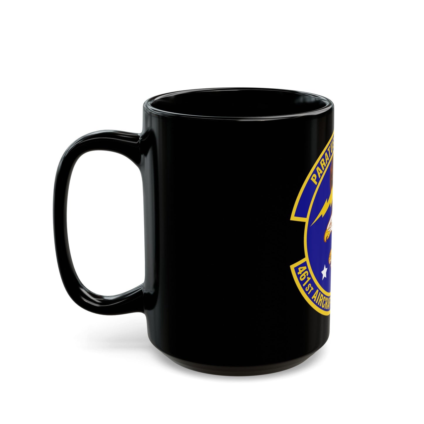 461st Aircraft Maintenance Squadron (U.S. Air Force) Black Coffee Mug-The Sticker Space