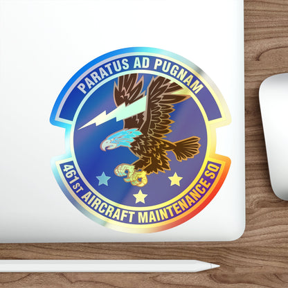 461st Aircraft Maintenance Squadron (U.S. Air Force) Holographic STICKER Die-Cut Vinyl Decal-The Sticker Space