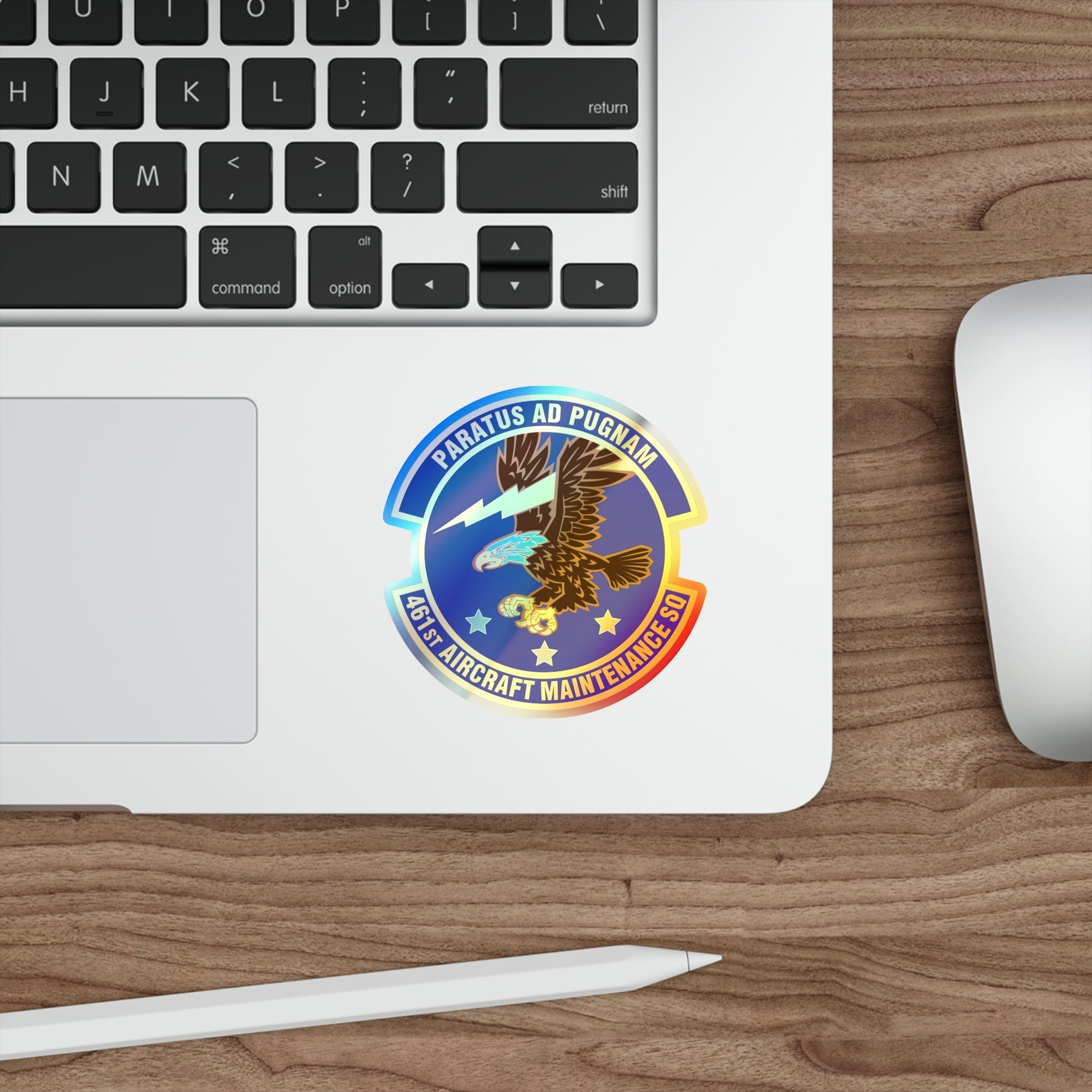 461st Aircraft Maintenance Squadron (U.S. Air Force) Holographic STICKER Die-Cut Vinyl Decal-The Sticker Space