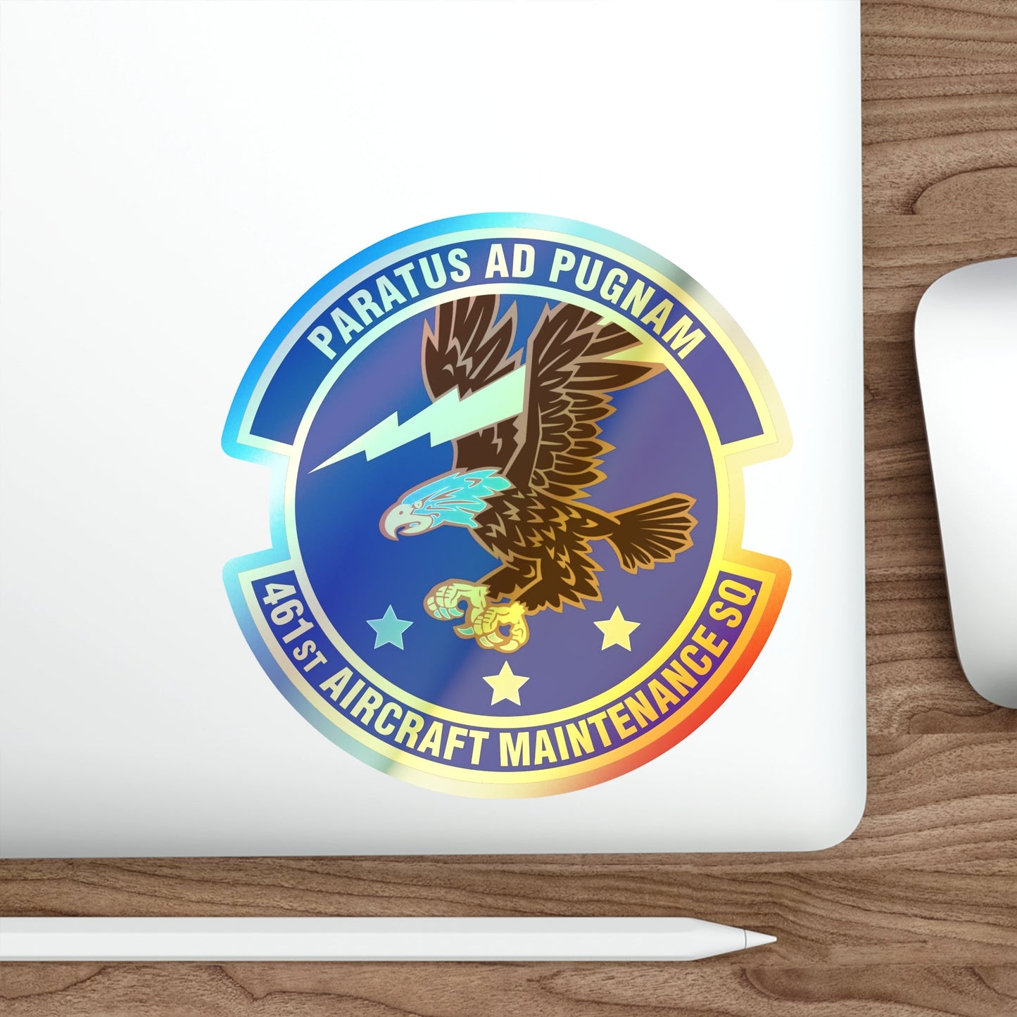 461st Aircraft Maintenance Squadron (U.S. Air Force) Holographic STICKER Die-Cut Vinyl Decal-The Sticker Space