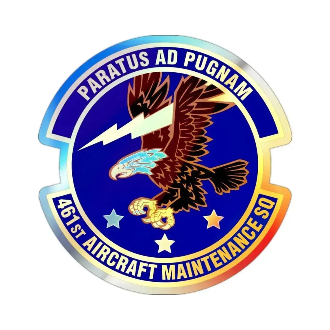 461st Aircraft Maintenance Squadron (U.S. Air Force) Holographic STICKER Die-Cut Vinyl Decal - The Sticker Space