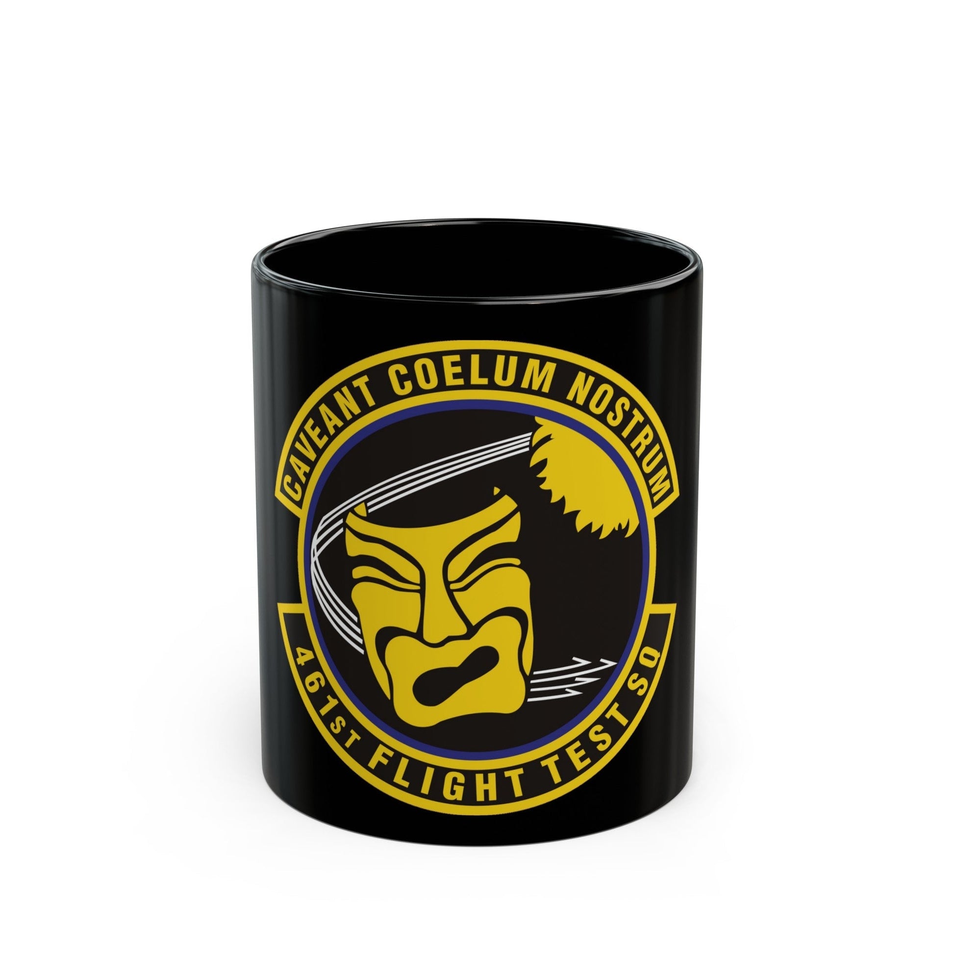 461st Flight Test Squadron (U.S. Air Force) Black Coffee Mug-11oz-The Sticker Space