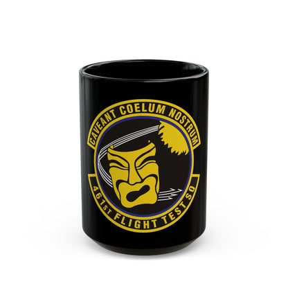 461st Flight Test Squadron (U.S. Air Force) Black Coffee Mug-15oz-The Sticker Space