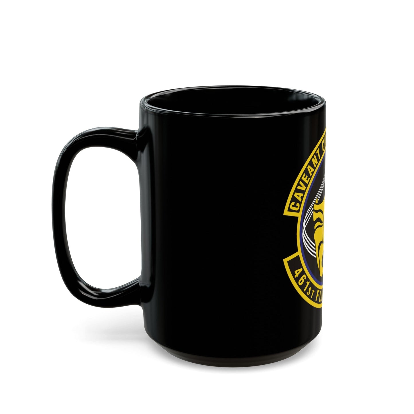 461st Flight Test Squadron (U.S. Air Force) Black Coffee Mug-The Sticker Space