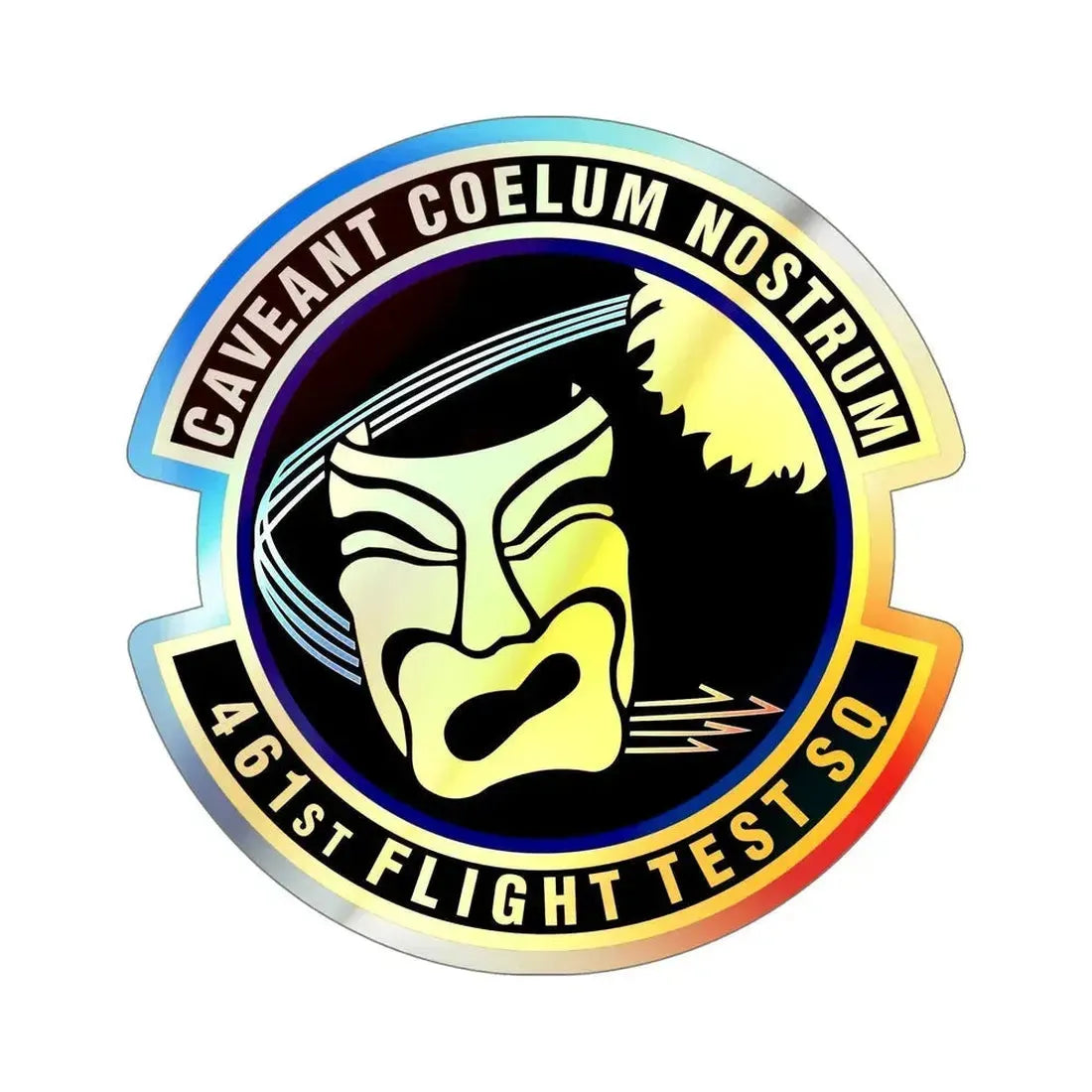 461st Flight Test Squadron (U.S. Air Force) Holographic STICKER Die-Cut Vinyl Decal - The Sticker Space
